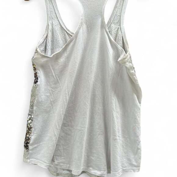 3/$15 Y2K Express sequin and lace tank top grunge 200s layering - Picture 4 of 6